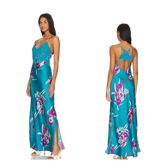 Free People Dresses & Skirts - NWT Free People Forever Yours Maxi in River Combo Size XS